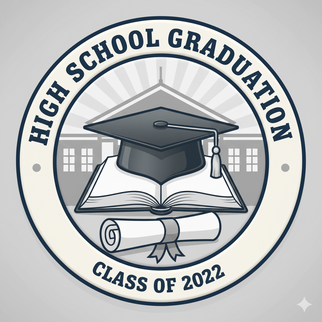 This badge marks the completion of my foundational education, symbolizing the academic work, personal growth, and accomplishments that prepared you for college and future career development. Earning this degree in 2022 prepared me to start my college journey.
